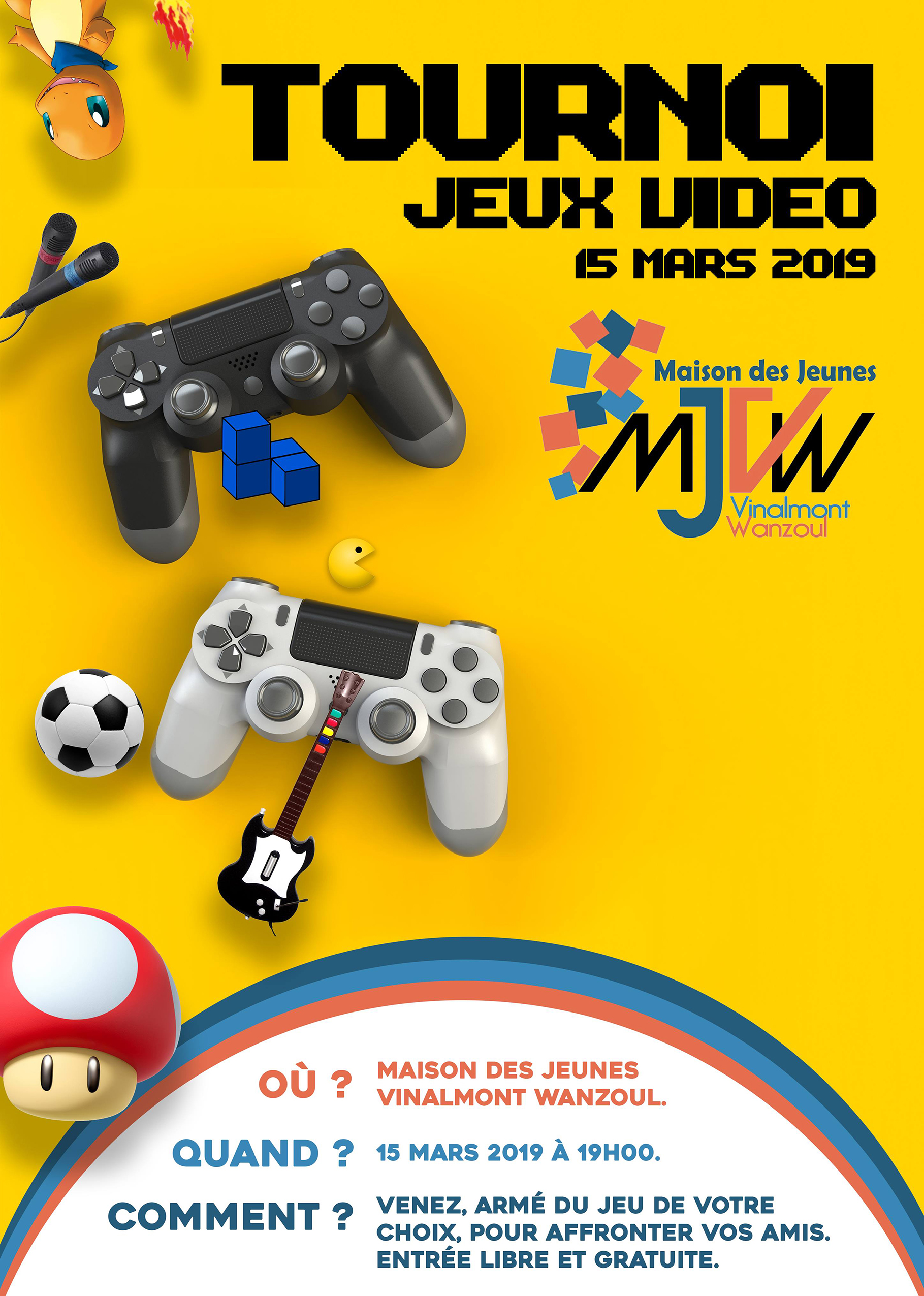 Tournoi de jeux vidéo à la MJ de Vinalmont Vinalmont Tournoi de jeux vidéo à la MJ de Vinalmont Vinalmont